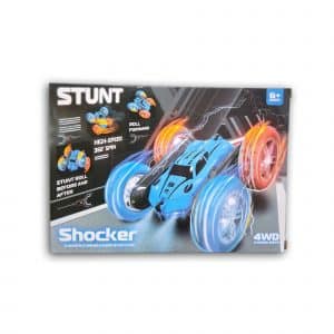 coche azul fondo blanco