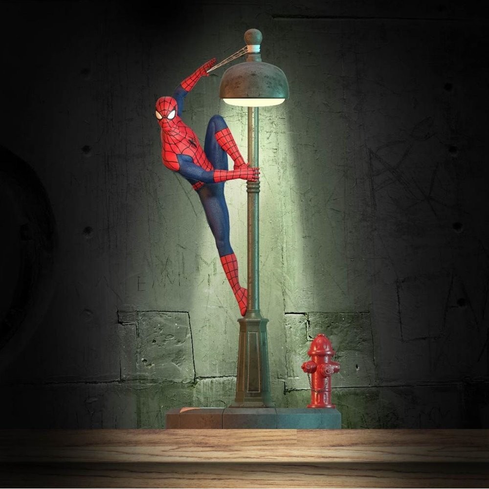 lampara-marvel-spiderman-farola Lámpara Spider-Man Marvel LED con Farola - Imagen 1